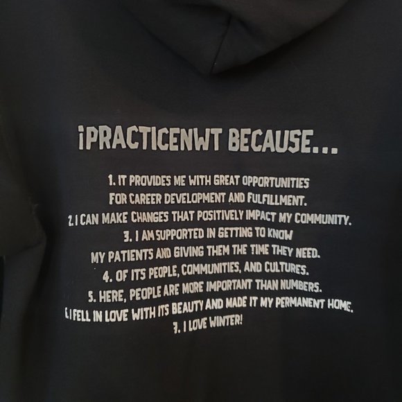 IPRACTICENWT - Black Hoodie - Size SMALL unisex - Picture 8 of 9